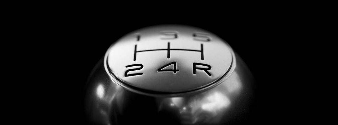 A sports car gear-shift.